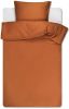 Essenza Minte Dekbedovertrek Lits jumeaux(240x200/220 Cm + 2 Slopen) Katoen Satijn Leather Brown online kopen