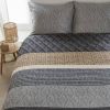 Beddinghouse Dekbedovertrek Lowie Olive Grey lits jumeaux(240 X 200/220 Cm ) online kopen