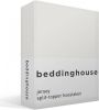 Beddinghouse Jersey Split topper Hoeslaken 100% Gebreide Jersey Katoen Lits jumeaux(200x200/220 Cm) Off White online kopen