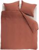 Beddinghouse Organic Basic Dekbedovertrek Lits jumeaux(240x200/220 Cm + 2 Slopen) Katoen Terra online kopen