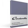 Cinderella Basic Percaline Katoen Kussenslopen(Set Van 2) 100% Percaline Katoen 60x70 Dark Blue online kopen