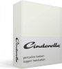 Cinderella Basic Percaline Katoen Topper Hoeslaken 100% Percaline Katoen 1 persoons(90x210 Cm) Ivory online kopen