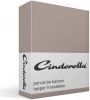 Cinderella topper hoeslaken(tot 15cm) Katoen 90x210cm Taupe online kopen