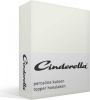 Cinderella Basic Percaline Katoen Topper Hoeslaken 100% Percaline Katoen Lits jumeaux(160x210 Cm) Ivory online kopen
