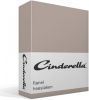 Cinderella Flanel Hoeslaken 100% Geruwde Flanel katoen 2 persoons(140x200/210 Cm) Taupe online kopen