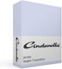 Cinderella Jersey Topper Hoeslaken 100% Gebreide Jersey Katoen Lits jumeaux(160x200/210 Cm) Sky Blue online kopen