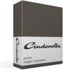 Cinderella Jersey Topper Hoeslaken 100% Gebreide Jersey Katoen Lits jumeaux(180x200/210 Cm) Anthracite online kopen