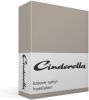 Cinderella Katoen satijn Hoeslaken 100% Katoen satijn Lits jumeaux(160x220 Cm) Taupe online kopen
