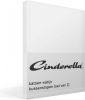 Cinderella Satijn Kussensloop(Set Van 2) 100% Katoen satijn 60x70 Cm Standaardmaat White online kopen