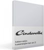 Cinderella Satijn Kussensloop(Set Van 2) 100% Katoen satijn 60x70 Cm Standaardmaat Light Grey online kopen