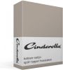 Cinderella Satijn Split topper Hoeslaken 100% Katoen satijn Lits jumeaux(160x210 Cm) Taupe online kopen