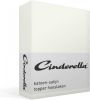 Cinderella Satijn Topper Hoeslaken 100% Katoen satijn Lits jumeaux(180x220 Cm) Ivory online kopen