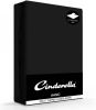 Cinderella Splittopper Hoeslaken Basic Percaline Black 160 X 200 Cm online kopen