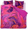 Damai Trance Dekbedovertrek Lits jumeaux(240x200/220 Cm + 2 Slopen) Katoen Satijn Shocking Pink online kopen