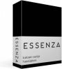 Essenza Satin Hoeslaken 100% Katoen satijn Lits jumeaux(180x200 Cm) Black online kopen