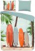 Good Morning Surf Dekbedovertrek 2 persoons(200x200/220 Cm + 2 Slopen) Katoen Multi online kopen