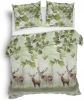 Lion Beddenshop Heckett & Lane Tobias Flanel Dekbedovertrek 2 persoons(200x200/220 Cm + 2 Slopen) Flanel Fern Green online kopen