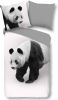PURE luxury collection Tweezijdig te gebruiken overtrekset Panda met pandaberen(2 delig ) online kopen
