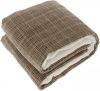 Unique Living Eton Fleece Plaid Fleece Polyester 150x200 Cm Sand online kopen