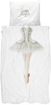 SNURK Ballerina dekbedovertrek 100% percaline katoen Lits-jumeaux (240x200/220 cm + 2 slopen) Wit online kopen