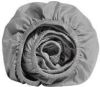 Yumeko hoeslaken katoen satijn stone grey 180x200x30 online kopen