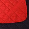VidaXL Dubbelzijdige quilt bedsprei rood en zwart 220x240 cm online kopen