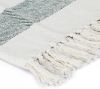 VidaXL Plaid streep 220x250 cm katoen donkergroen online kopen