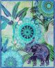 Hip plaid Isara blauw 130x160 cm Leen Bakker online kopen
