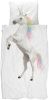 SNURK Unicorn dekbedovertrek 100% percale katoen Lits-jumeaux (240x200/220 cm + 2 slopen) Wit online kopen